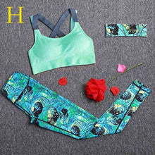 Load image into Gallery viewer, Colorful, Comfy 3pc Workout Set