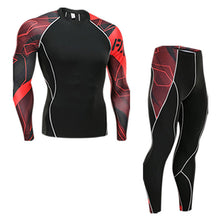 Load image into Gallery viewer, Men's Powerful Crossfit and Bodybuilding Top And Bottom Sets