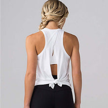 Load image into Gallery viewer, Open Back Gym Tank Top
