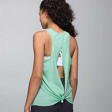 Load image into Gallery viewer, Open Back Gym Tank Top