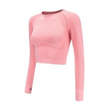 Load image into Gallery viewer, Vital Seamless Long Sleeve Crop Top