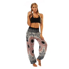 Load image into Gallery viewer, Floral Harem Yoga And Meditation Pants