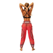 Load image into Gallery viewer, Red Harem Yoga And Meditation Pants