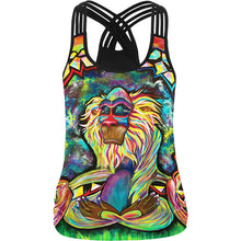 Load image into Gallery viewer, Meditating Monkey Yoga Shirt
