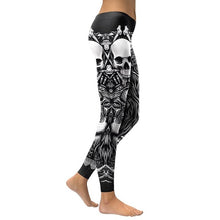 Load image into Gallery viewer, Skull Workout Leggings