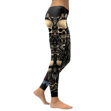 Load image into Gallery viewer, Skull Workout Leggings
